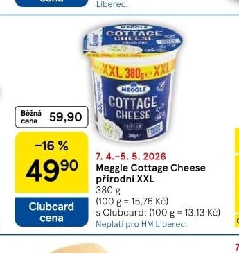 Meggle Cottage Cheese přírodní XXL