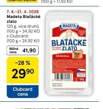 Madeta Blaťácké zlato