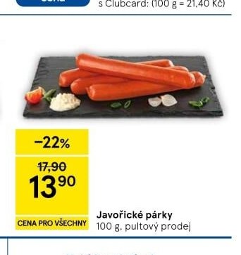 Javořické párky