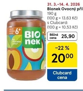 Bionek Ovocný příkrm