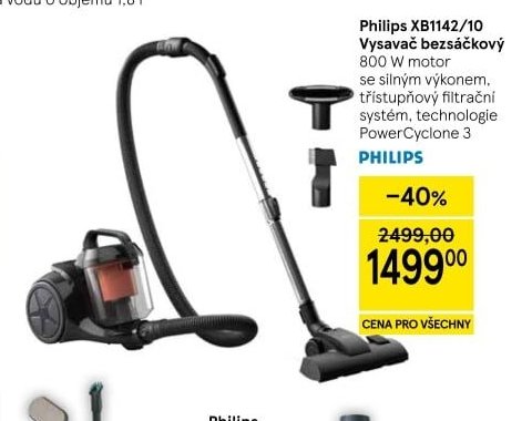 Philips XB1142/10 Vysavač bezsáčkový