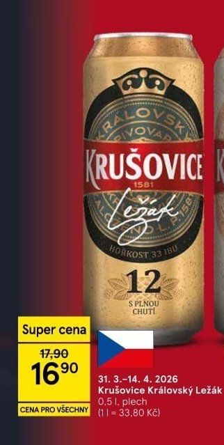 Krušovice Královský Ležák 12