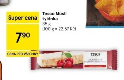 Tesco Müsli tyčinka