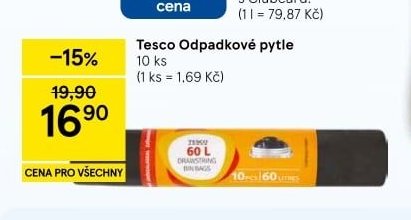 Tesco Odpadkové pytle