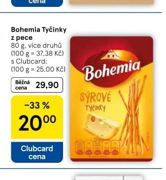 Bohemia Tyčinky z pece