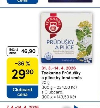 Teekanne Průdušky a plíce bylinná směs