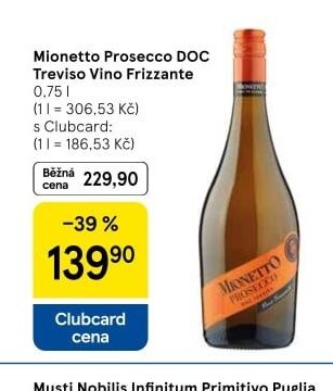 Mionetto Prosecco DOC Treviso Vino Frizzante