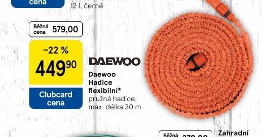Daewoo Hadice flexibilní 30 m