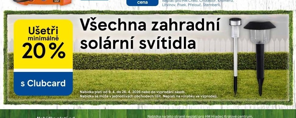 Všechna zahradní solární svítidla
