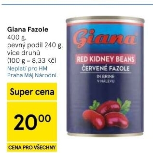 Fazole Giana