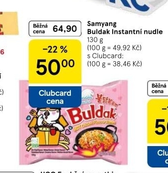 Instantní nudle Buldak Samyang
