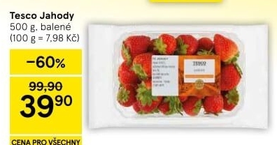 Jahody Tesco