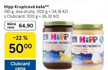 Krupicová kaše dětská Bio Hipp
