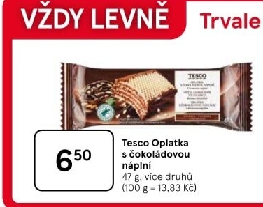 Oplatka Tesco