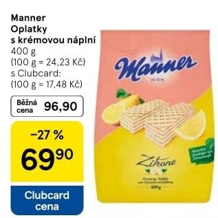 Oplatky Manner