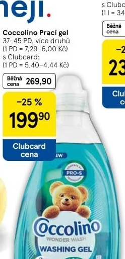 Prací gel Coccolino