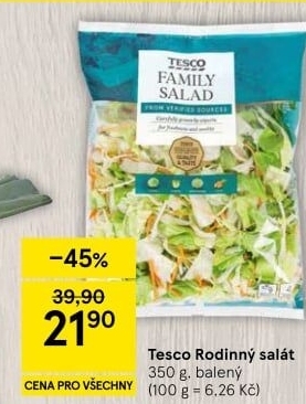 Salát rodinný Tesco
