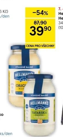 Tatarská omáčka Hellmann'