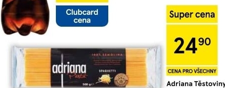 Těstoviny Adriana