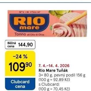 Tuňák Rio Mare