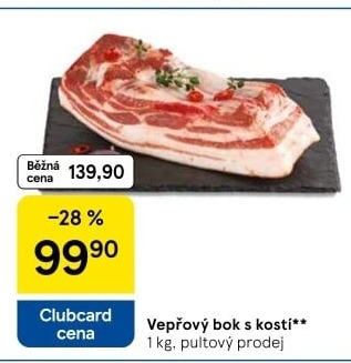 Vepřový bok s kostí