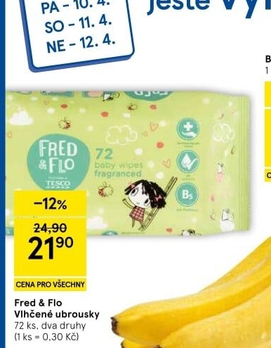 Vlhčené ubrousky Fred&amp