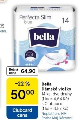 Vložky dámské Bella