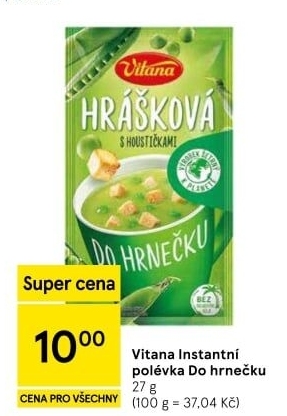 Instantní polévka do hrnečku Vitana