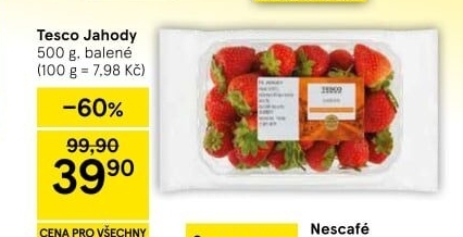 Jahody Tesco