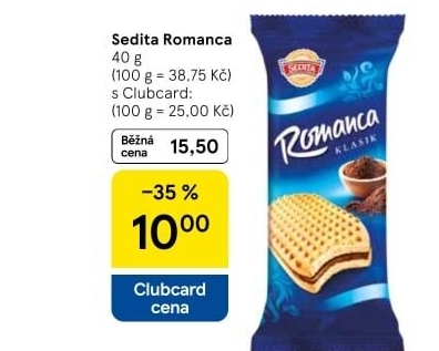Oplatky Romanca Sedita