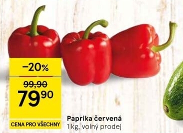 Paprika červená