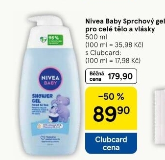 Šampon dětský na tělo a vlásky Nivea Baby