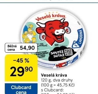 Sýr tavený Veselá kráva