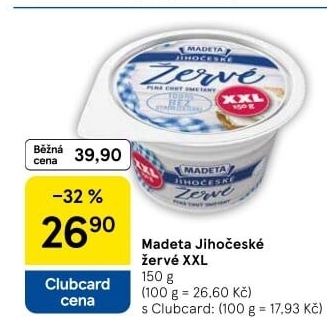 Žervé Jihočeské Madeta