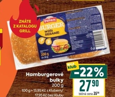 Bulky na hamburger Penam