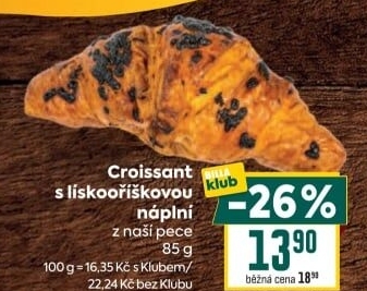 Croissant s náplní