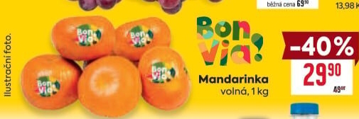 Mandarinky Billa Bonvia