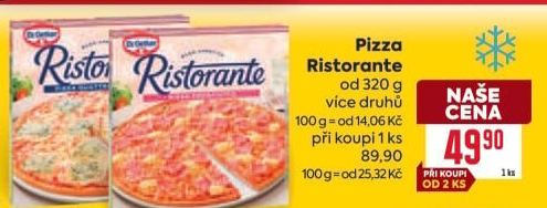 Pizza mražená Ristorante Dr. Oetker