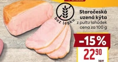 Staročeská kýta uzená