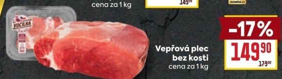 Vepřová plec bez kosti Vocílka