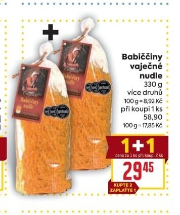 Babičiny vaječné nudle
