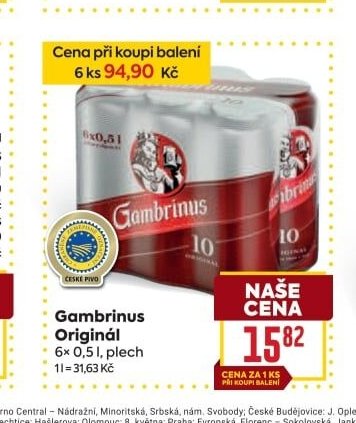 Gambrinus Originál