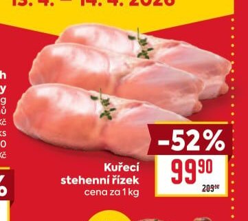 Kuřecí stehenní řízek