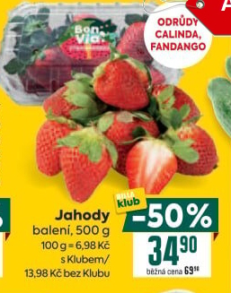 Jahody Billa Bonvia