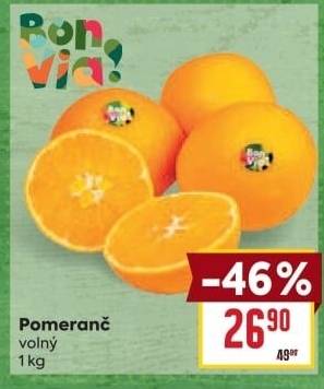 Pomeranče Billa Bonvia
