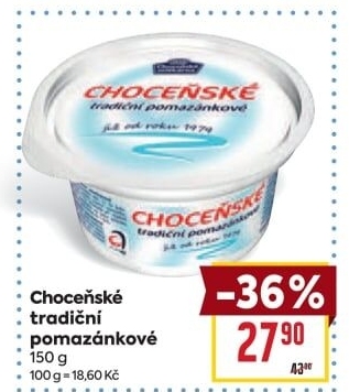 Tradiční pomazánkové Choceňské