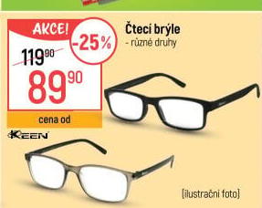 Brýle na čtení Keen