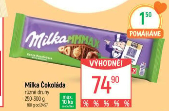 Čokoláda Milka