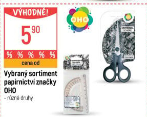 Kancelářské potřeby OHO