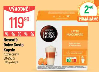 Kapsle Dolce Gusto Nescafé